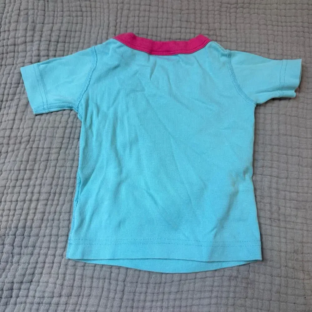 Disney Hanna Andersson Little Mermaid Ariel PJs Pajama Set 18-24 Months